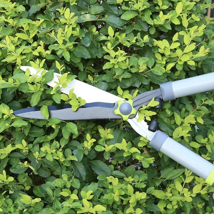 Garden Loppers Pruning Shears, Updated 3PCS Hedge Clippers Combo Set, Branch Cutter with Compound Action, Chops Thick High Branch Ease, Professional Tree Trimmer Set Heavy Duty