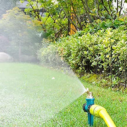 Joywayus Brass 1-Hole Misting Spray Nozzle Garden Sprinklers 1/2" NPT Male Irrigation Connector Water Sprinklers Mister Heads Fitting with Filter Mesh (Pack of 3)