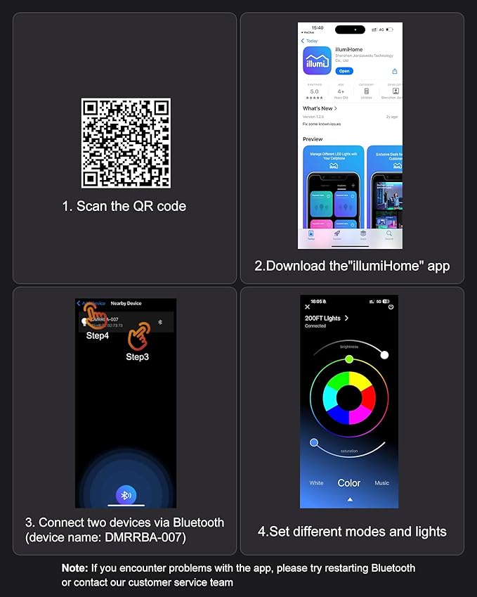 Fussion 200ft Permanent Outdoor Lights for House, 2025 Smart RGB LED Outside Lights with APP Remote Control, IP67 Waterproof Eternity Eaves Lighting for Christmas, Halloween, Holiday, Party, Daily