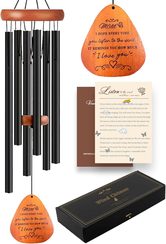 Mom Gift, 32" Mom Wind Chimes Gifts, Birthday Gifts from Daughter, Gift for Mothers Day Christmas