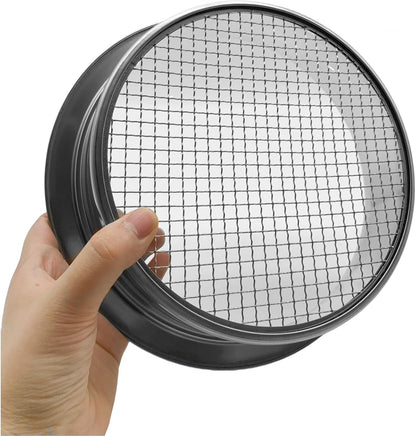 Soil Sifter Set with 5 Sieve Meshes for Compost Soil and Rocks