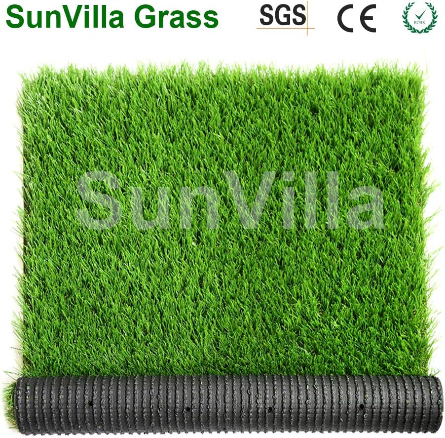 SunVilla 8'X54' Artificial Grass Realistic [Customized Sizes] Grass Height 1 3/8" Indoor/Outdoor Artificial Grass/Turf Many Sizes 8FTX54FT (432 Square FT)