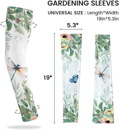 Gardening Sleeves Farm Sun Protection Arm Cooling Sleeves Thorn Proof Garden for Women Men with Thumb Hole