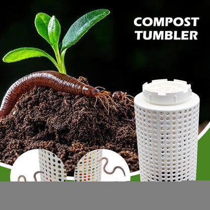 In Ground Worm Composter - Compost Bin with Vent Holes | Worm Bins Farm Starter Kit | Outdoor Vermicomposting Container for Experienced Organic Gardening Enthusiasts Yard Lawn Fish Pond