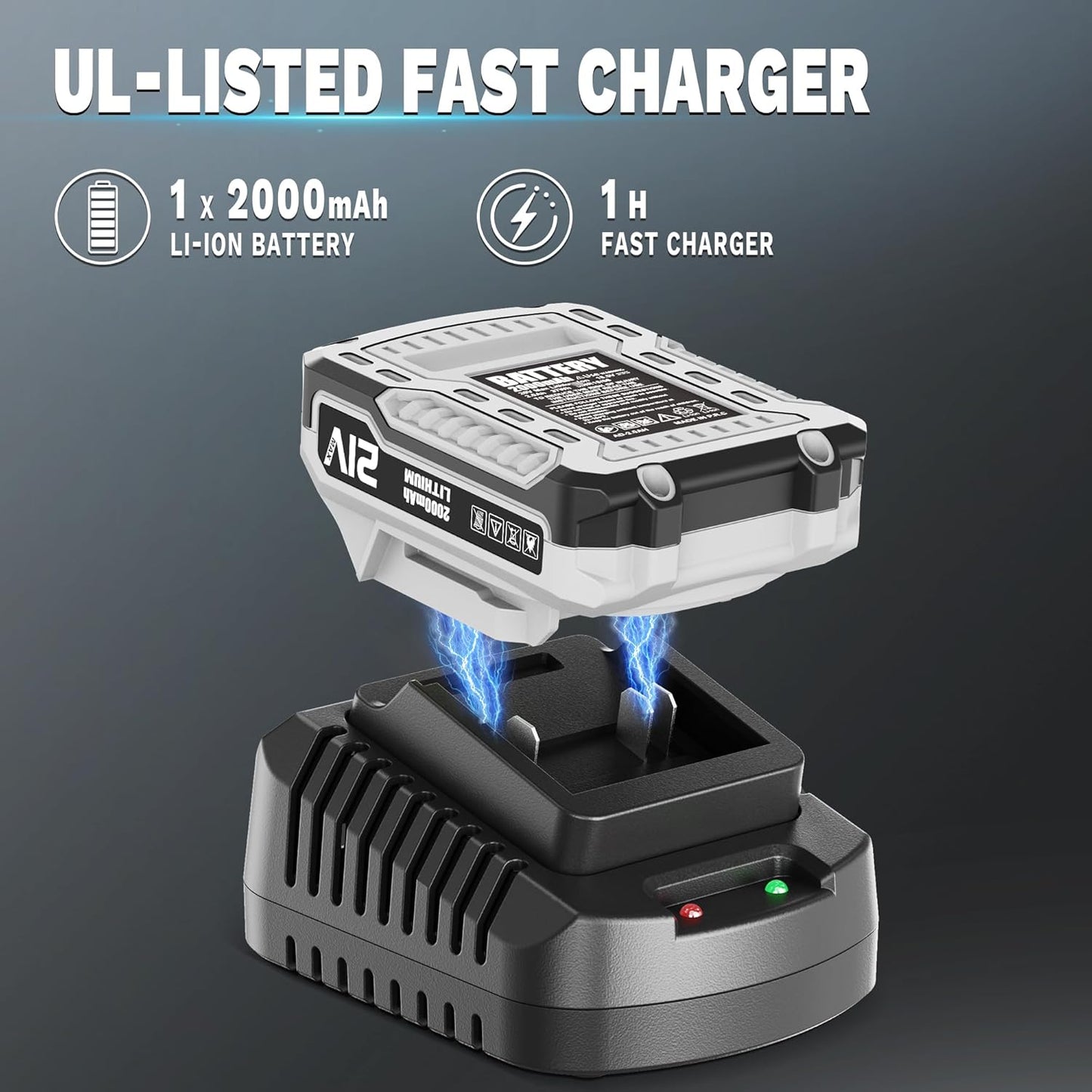 Cordless Hedge Trimmer Ultra-Lightweight 3.7lbs, 18-Inch Blade & 5/8" Cut Diameter, 21V Electric Trimmer Dual Safety Switch, 2.0Ah Battery and Charger, Perfect for Seniors and Women, Home Gardening