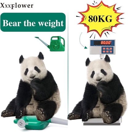 XXXFLOWER 1.5 Gallon Green Watering Can Outdoor Garden Flower Plant, Lightweight 6 L Water Cans with Detachable Nozzle Watering Pot for Office House Garden