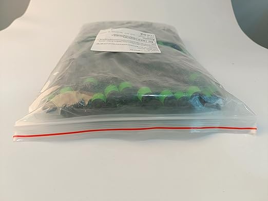 Kalolary 100Pcs Irrigation Drippers Drip Emitters, Micro Spray Adjustable 360 Degree Full Circle Pattern Water Flow Sprinkler Fits 1/4 (4-6mm) Irrigation Tubing for Garden Irrigation(Green)