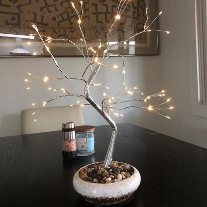 ARTKETTY Succulent Pots - 7.3 Inch Ceramic Bonsai Pot with Tray, Large Succulent Planters with Drainage, Shallow Planter for Indoor Cactus Plants Decorative Flower Plant Container Bowl