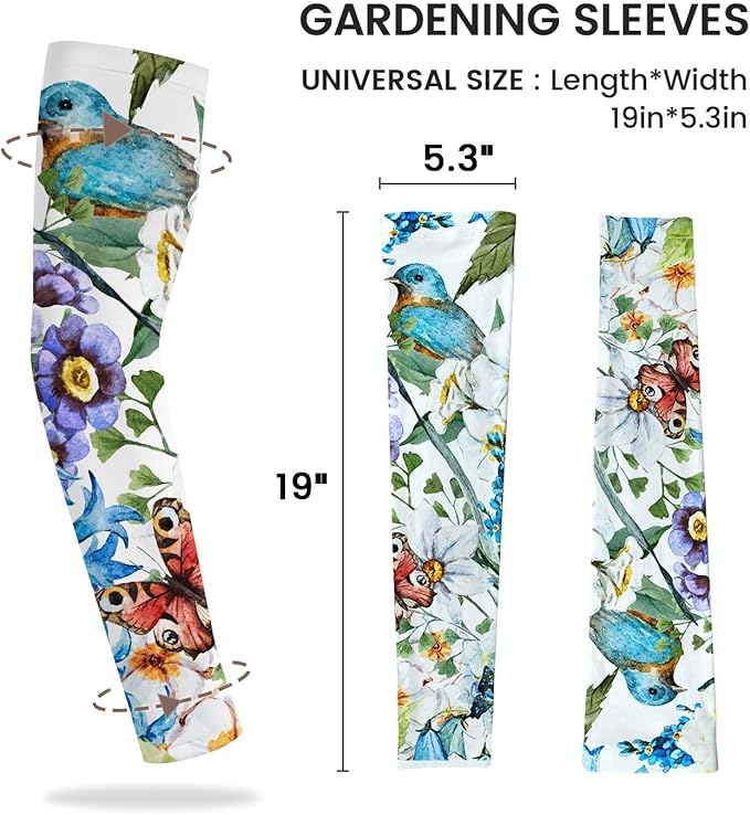 Gardening Sleeves for Women Farm Sun Protection Thorn Proof Cooling Arm Sleeves to Cover Arms for Garden Sports