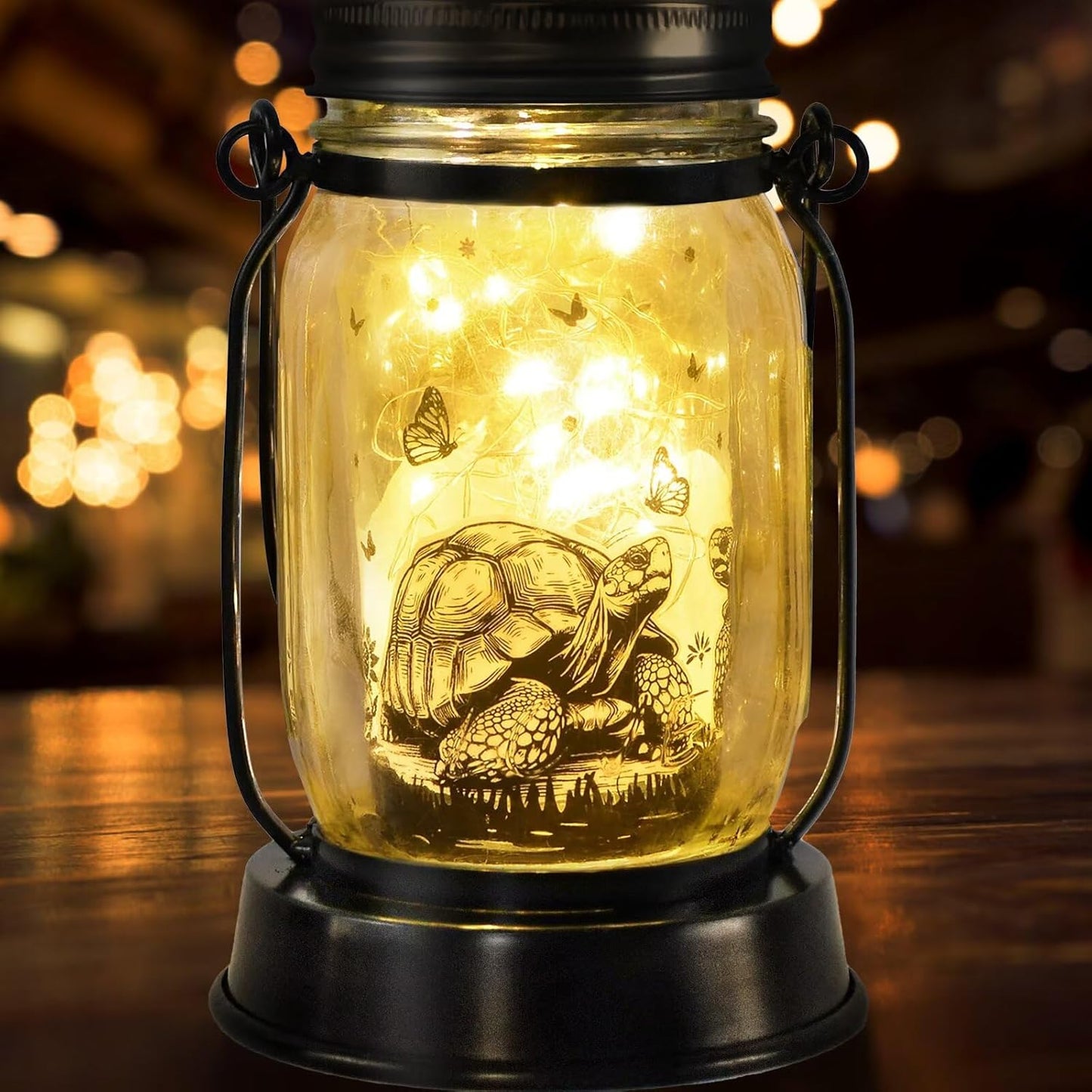 Tortoise Gifts for Women/Men Turtle Lovers Solar Lantern Mom Birthday, Mothers Day, Christmas Gifts, Turtle Solar Garden Decoration Outside for Yard, Patio,Backyard,Porch, Torches