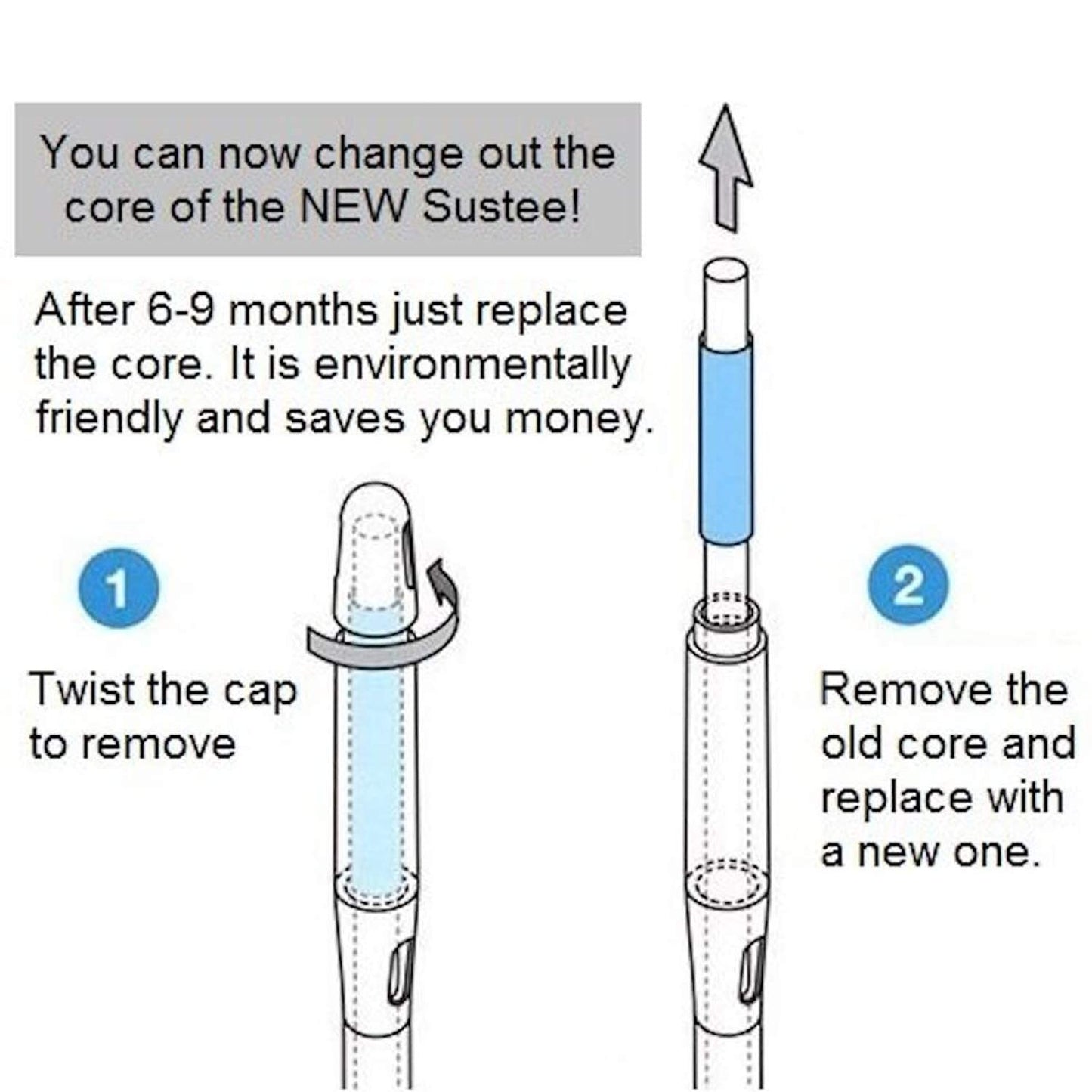 Sustee Aquameter, Set of 4, Plant Soil Moisture Sensor, (Green, Small)