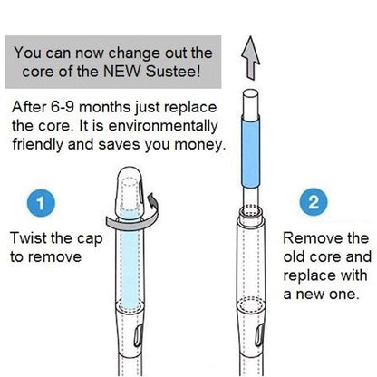 Sustee Aquameter, Set of 4, Plant Soil Moisture Sensor, (Green, Small)