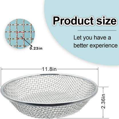 1/4 Inch Soil Sifter for Gardening, Rock Sifter for 5gallon,Compost Sifter Dirt Sifter,Captures Dirt Rocks Sawdust