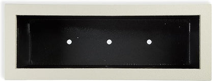 PolyStone Milan Tall Modern Outdoor/Indoor Rectangular Trough Planter, 46" L X 17" W X 19" H, Lightweight, Heavy Duty, Weather Resistant, Polymer Finish, Commercial and Residential (Greige)