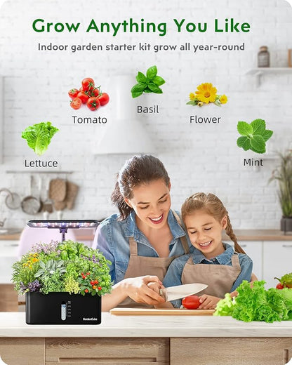 166pcs Hydroponic Pods Kit: Compatible with Aerogarden Grow Anything Herb Kits - Includes Grow Sponges Grow Baskets Grow Domes Labels A&B Plant Food - Hydroponics Supplies for Most Brand