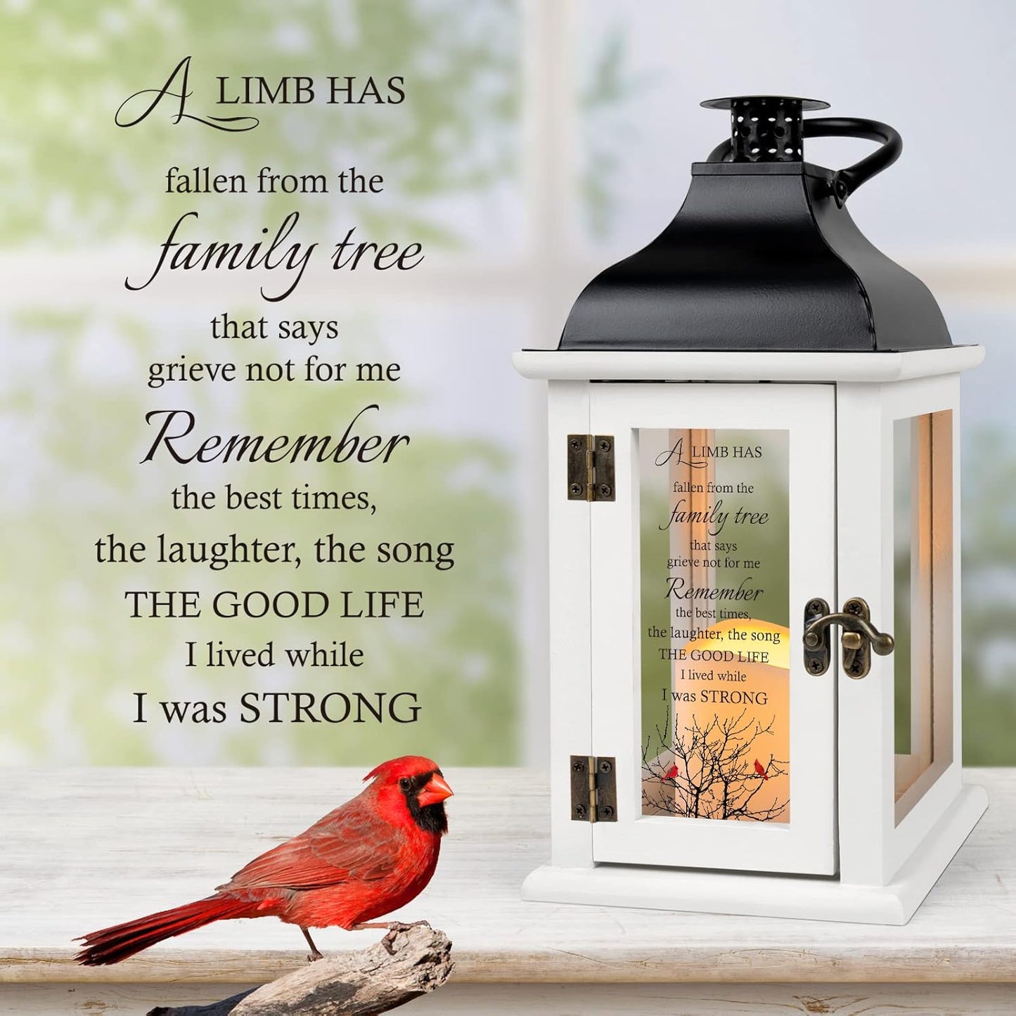 Memorial Lantern - Bereavement Sympathy Gifts for Loss of Loved One Memorial Gifts for Loss of Mother Loss of Father Remembrance Gifts Thoughtful Funeral Gifts for Loss of Loved One