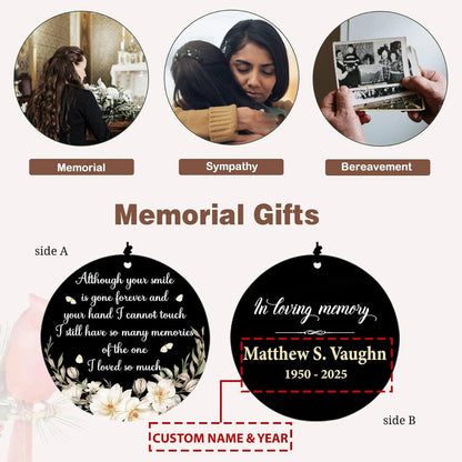 Personalized 36" Memorial Wind Chimes, Bereavement Gift to Honor a Loved One's Remembrance, Sympathy Gift for Loss of Mother Father Husband, for Outdoor Garden