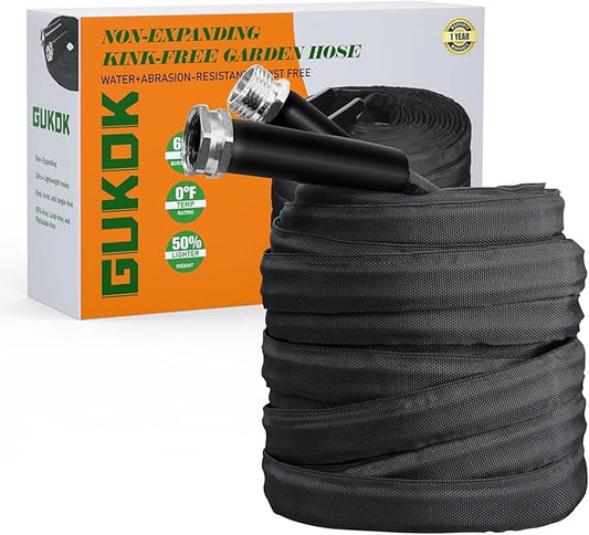Garden Hose, Lightweight, Ultra Flexible, Durable, Kink-Free Garden Hose, RV, Marine and Camper Hose (75 FT)
