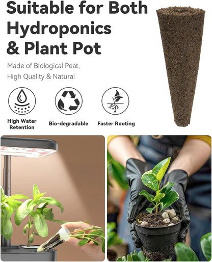 Red Romaine Lettuce Seed Pod Kits for AeroGarden, (24-Pods), Ahopegarden, iDOO Hydroponics Growing System Indoor Herb Garden, 400+ Seeds, Including American Fast Lettuce, Red Romaine Lettuce