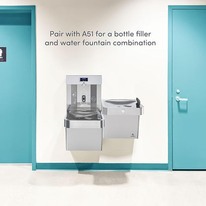 Avalon Wall Mounted Water Fountain with Bottle Filling Station, Sensor Dispensing, Self Cleaning, Digital Bottle Counter Display, ADA Compliant