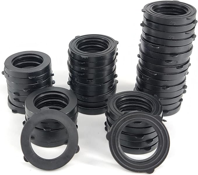 44 Pack Garden Hose Washers Rubber Washers, Thick Garden Hose Gasket Fit for All Standard 3/4" Garden Hose and Water Faucet Fittings