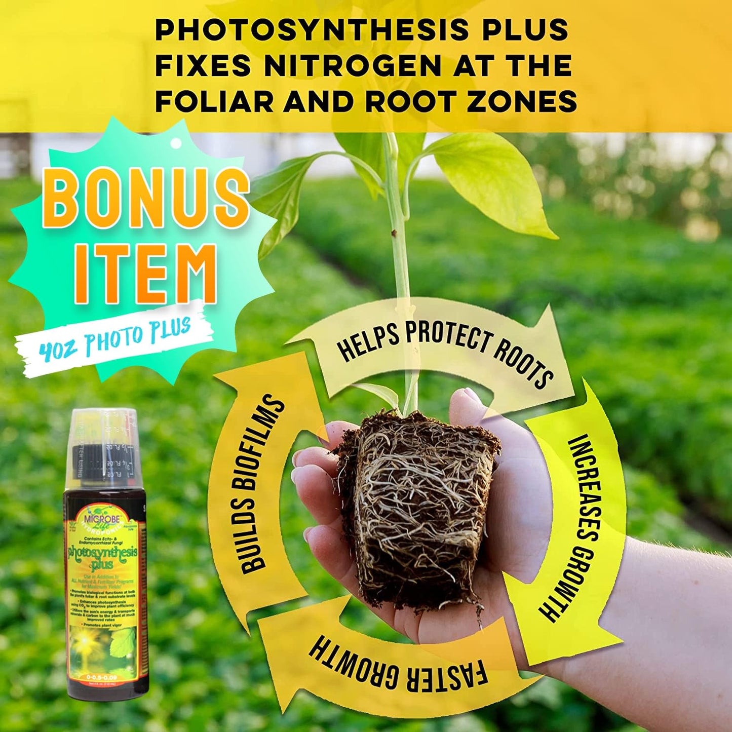 Microbe Life Hydroponics pH Control Kit with pH Up and Down for Stability, 16 oz Bottles, 4 oz Sample of Premium Liquid Nutrients