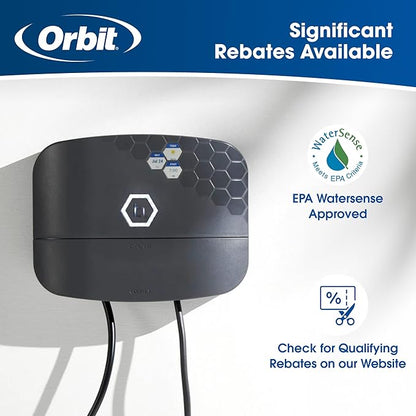 Orbit 57985 B-hyve XR 8-Zone Smart Indoor/Outdoor Sprinkler Controller (Pack of 2)