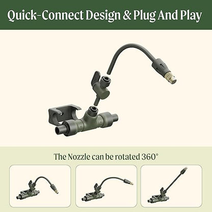 Vego Garden Irrigation Kit - Drip Irrigation System for Raised Garden Beds, Efficient Watering Solution for Vegetables, Flowers, and Plants, Easy DIY Installation (Small)