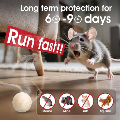 Mouse Repellent Balls 36 Pcs, Natural Peppermint Oil Rodent Deterrent for Mice, Rats & Squirrels – Safe Indoor & Outdoor Pest Control for Home, Garage, Garden, and Car