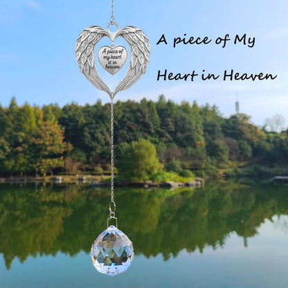 Memorial Gifts for Loss of Loved One, Unique Sympathy Gift Idea Crystal Ball Suncatcher, Rainbow Bereavement Grief Gift Box for Loss of Mom Friend Son Daughter Dog