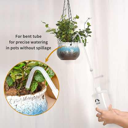 Plant Water Bottle for Hanging Plant 33oz with Long Spout Can Watering Bottle Squeeze for Succulents Bonsai House Plants Potted Flowers Shrubs | Indoor or Outdoor
