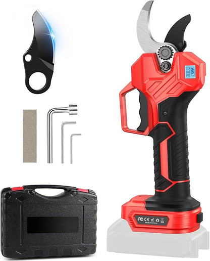 Electric Pruning Shears for De-walt 20V Max Cordless 2.0 Inches Branch Cutter Battery Pruning Shears with LCD Display Power Scissors for Gardening Tree Trimming, Bare Tool Only (NO Battery)