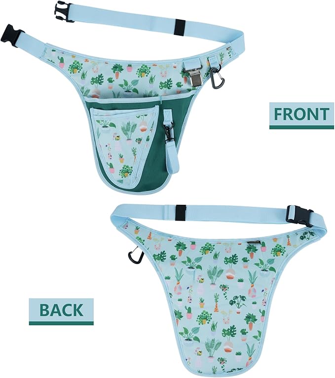 KUNN Garden Tool Pouch Apron with Pockets for Gardening,Florists,Carpenter,Construction