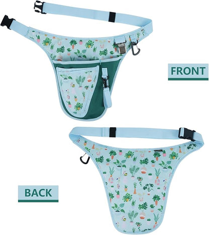 KUNN Garden Tool Pouch Apron with Pockets for Gardening,Florists,Carpenter,Construction