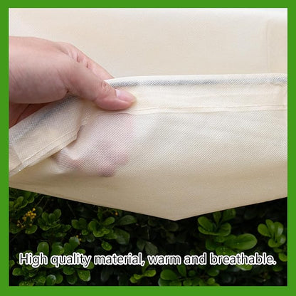 Plant Cover Freeze Protection, Winter Plant Covers, Plant Frost Cover, Tree Plant Freeze Protection Covers, Planter Plant Winter Frost Blanket with Zip Drawstring,4 Pack (59x17.7x15.7INCH)