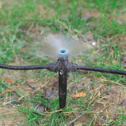 Drip Irrigation Emitters Sprayers for 1/4" Tubing, Adjustable 360 Degree Water Flow Sprayer on 6.5" Arrow Stake for Garden Irrigation System(30Pcs Irrigation Sprayers)