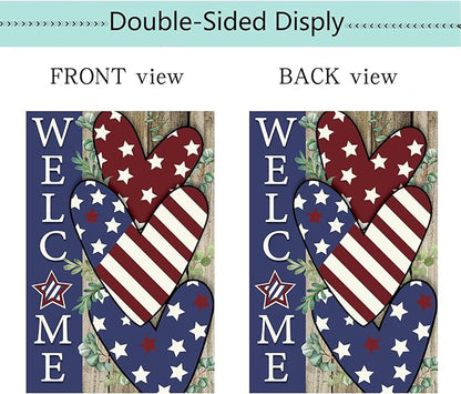 Seasonal Garden Flags Set of 12, Double Sided12x18 Inch Yard Flags, Small Garden Flags for Outside, Christmas Garden Flag, Fall Winter Halloween Outdoor Flag, Holiday Garden Decor for All Season