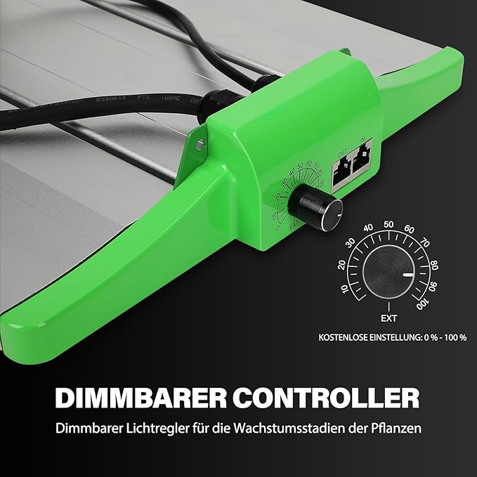 RDJ Bouns 120W Grow Lights Full Spectrum with UVA and IR, Adjustable Panel Angle, 0-100 Dimming, Daisy Chain, Grow Tent Lights for Indoor Plants for 2x2 or 3x3 Tents