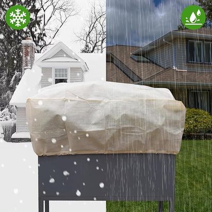 Plant Cover Freeze Protection, Winter Plant Covers, Plant Frost Cover, Tree Plant Freeze Protection Covers, Planter Plant Winter Frost Blanket with Zip Drawstring,4 Pack (39.3x17.7x15.7INCH)