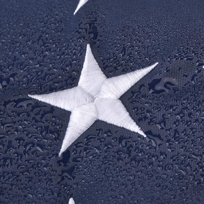 American Flag 4x6 FT, US Flags USA High Wind with Embroidered Stars, Sewn Stripes, Brass Grommets, Durable USA Flag Outdoor Outside