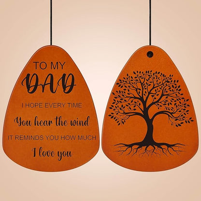Dad Birthday Gifts from Daughter Son, Dad Gifts for Birthday, Fathers Day, Thanksgiving, Christmas, 32 Inch Wind Chimes Gift for Home Decor