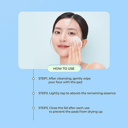 YADAH Cactus Toner Pads 5.07 Fluid Ounce 60 Count, Cruelty Free Facial Cleansing Exfoliator Toning Hydrating Treatment Wipes for Clear Pores Acne Prone Oily Dry Sensitive Skin