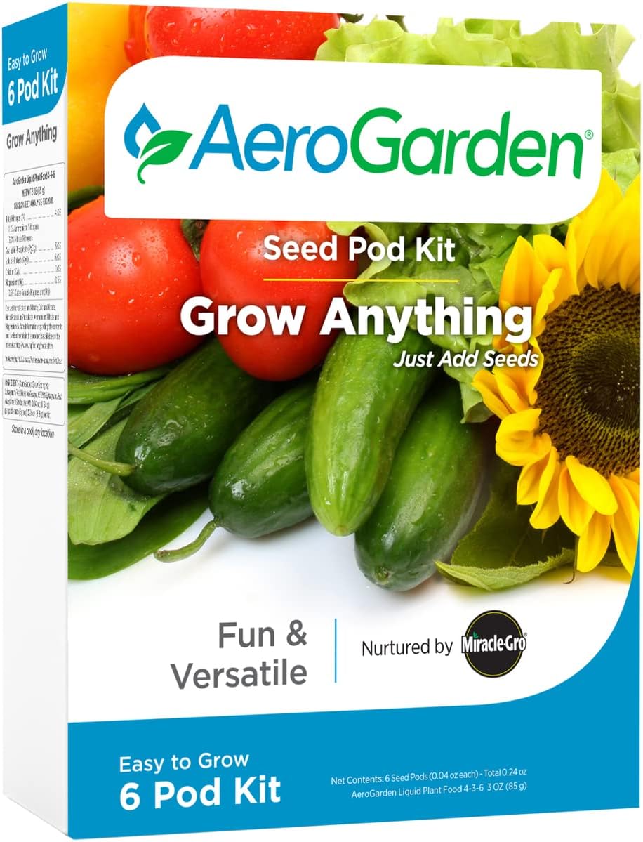 AeroGarden Grow Anything Seed Pod Kit (6-pod)