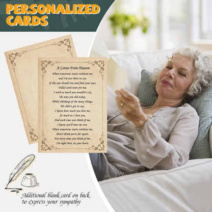 Sympathy Wind Chimes for Outside Deep Tone, Memorial Wind Chimes for Loss of Loved One Prime, Bereavement Condolence Remembrance Funeral Gifts for Grieving Friends Loss of Mother Father