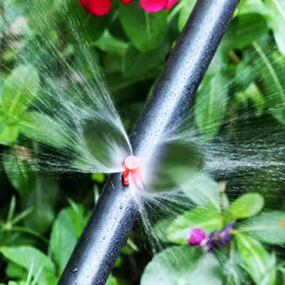 RONYOUNG 210PCS 90/180/360 Degree Polyethylene (PE) Micro Sprayer Refraction Automizing Sprinkler Nozzle Irrigation System Garden Lawn Plant Irrigation Water Sprinkler