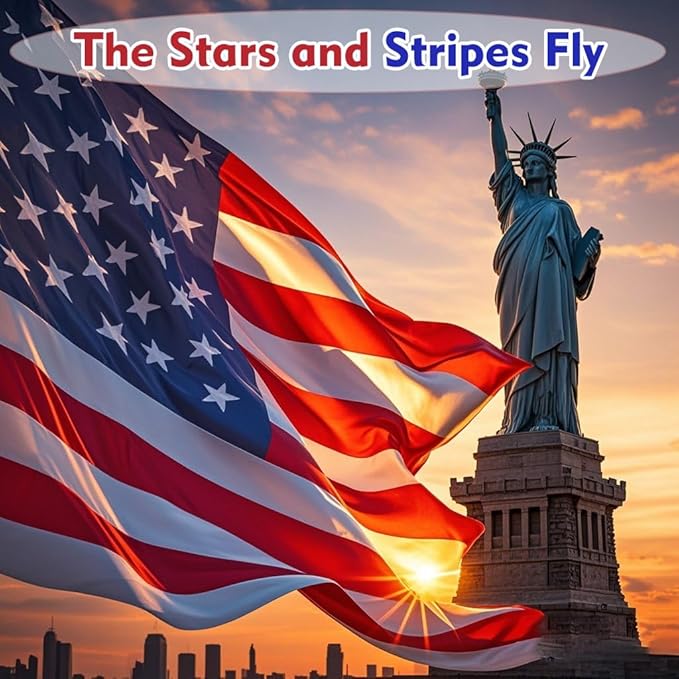 American Flag 4x6 FT, US Flags USA High Wind with Embroidered Stars, Sewn Stripes, Brass Grommets, Durable USA Flag Outdoor Outside