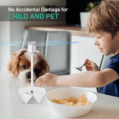 GUIDOT Fly Bug Fans for Food Tables, Fly Control Spinner Table Top Keep Flies Away from Patio Picnic Party Restaurant Kitchen Camping and BBQ