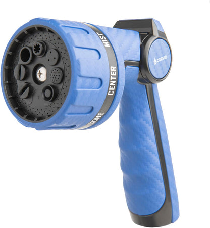 3-Pack Corvid Heavy Duty 8-Pattern Garden Hose Nozzle with Thumb Control, Adjustable High-Pressure Watering Spray Nozzle with Ergonomic Handle - Perfect for Lawn & Garden, Car Wash, Pet Cleaning