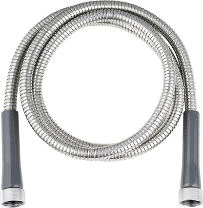 SKYWARD 304 Stainless Steel short Garden Hose 8 ft with Female to Female Metal Connector,Easy to Use & Store, Anti-Leakage Hose, High Water Flow (8ft)