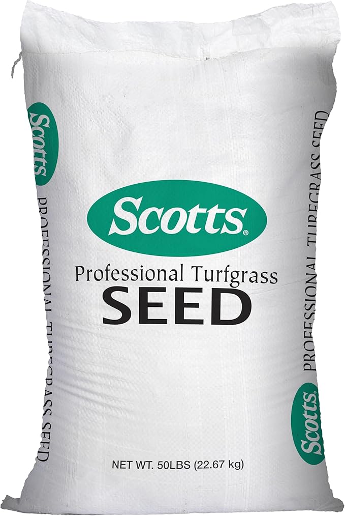 Scotts Professional Turfgrass Seed Tall Fescue Mix, Uncoated, 99.9% Weed Free, 50 lbs.